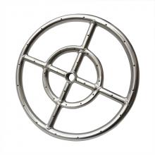 Stanbroil 12 Inch Round Fire Pit Burner Ring, 304 Series Stainless Steel, BTU 92,000 Max