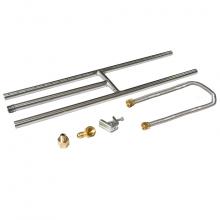 Stanbroil Rectangular Stainless Steel Gas Fireplace H-Burner (36-Inch)