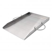 Stanbroil Stainless Steel Griddle Pan with Holder Replacement Weber 7599 Fits Weber Genesis II 300 Series Grills