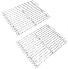 Stanbroil Stainless Steel Cooking Grates Fit Weber Spirit 500, Genesis Silver A and Spirit 200 Series (with Side Control Panels) Gas Grills, Replacement Parts for Weber 7521 7522 7523 65904 65905