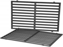 Stanbroil 15 Inch Cast Iron Cooking Grates Fit Weber Spirit 500, Genesis Silver A and Spirit 200 Series (with Side Control Panels) Gas Grills, Replacement Parts for Weber 7521 7522 7523 65904 65905