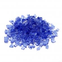 Stanbroil 10-Pound Fire Glass - 1/2 inch Tempered Fire Glass for Fireplace Fire Pit, Cobalt Blue