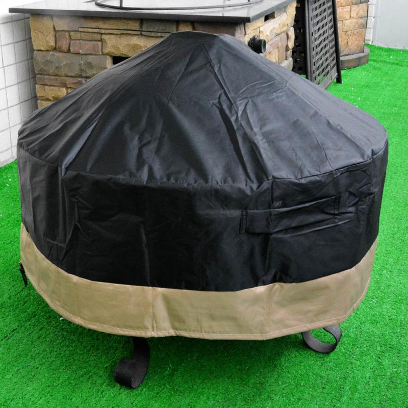 Stanbroil Full Coverage Round Fire Pit, 36 Square Fire Pit Cover