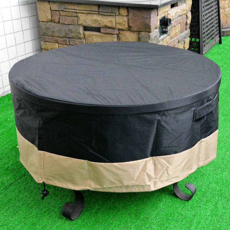 Stanbroil Full Coverage Round Fire Pit, 30 Inch Outdoor Fire Pit Cover
