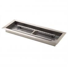 Stanbroil Stainless Steel Linear Trough, Linear Trough Fire Pit Burner And Pan 60