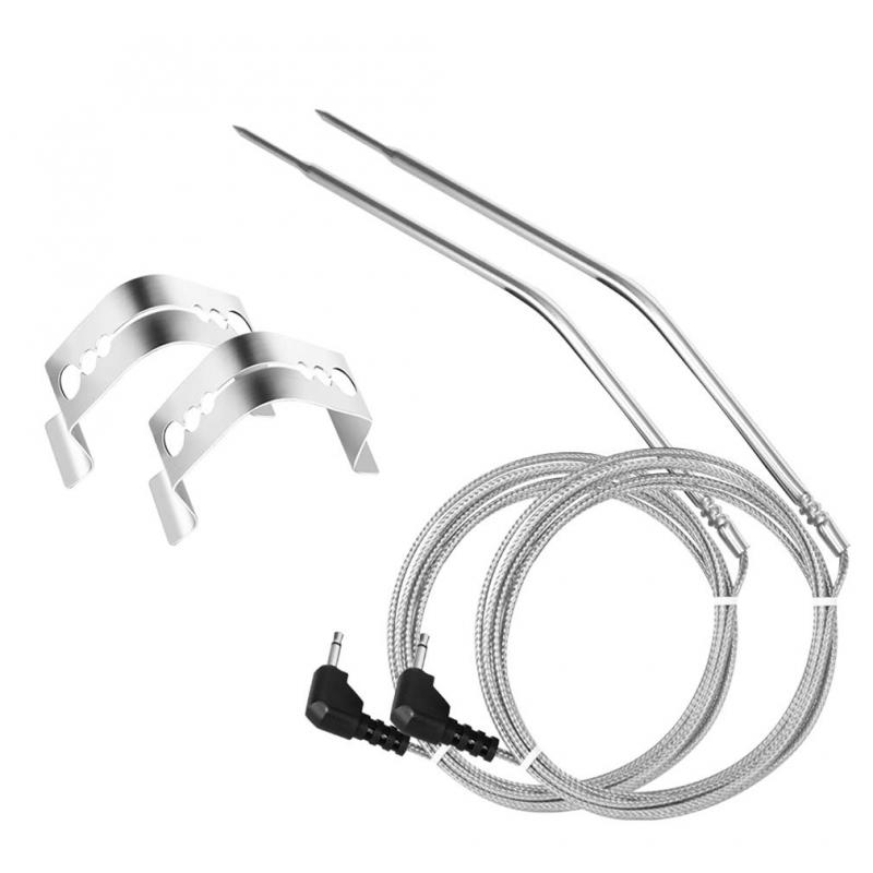 2pcs Grill Meat Probe Replacement for Grilling Cooking Oven Traeger Pit Boss