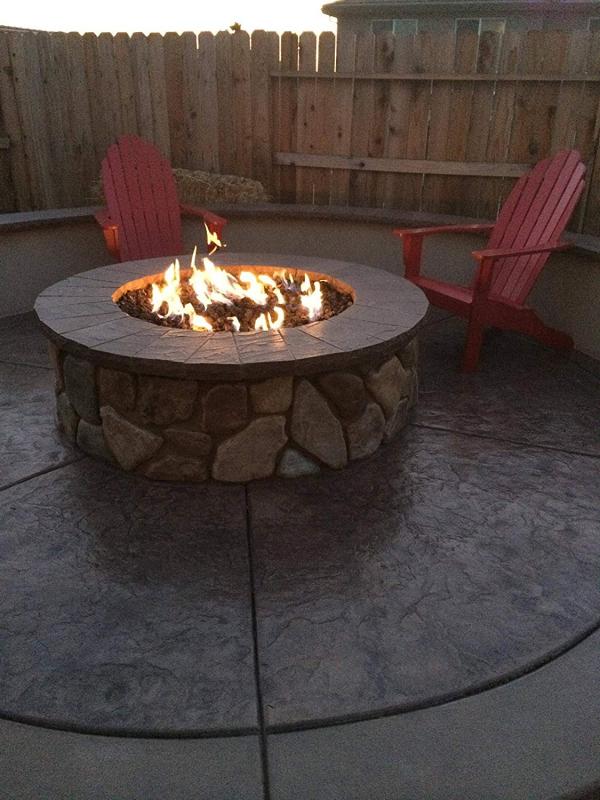 Stanbroil Natural Gas Fire Pit, Stainless Steel Gas Fire Pit Rings