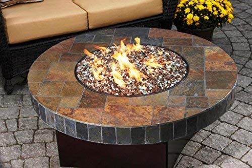 Stanbroil Rect Drop-in Fire Pit Pan w/H-Burner Installed 304 Series SS 90,000 BTU Max 24 by 8-Inch 