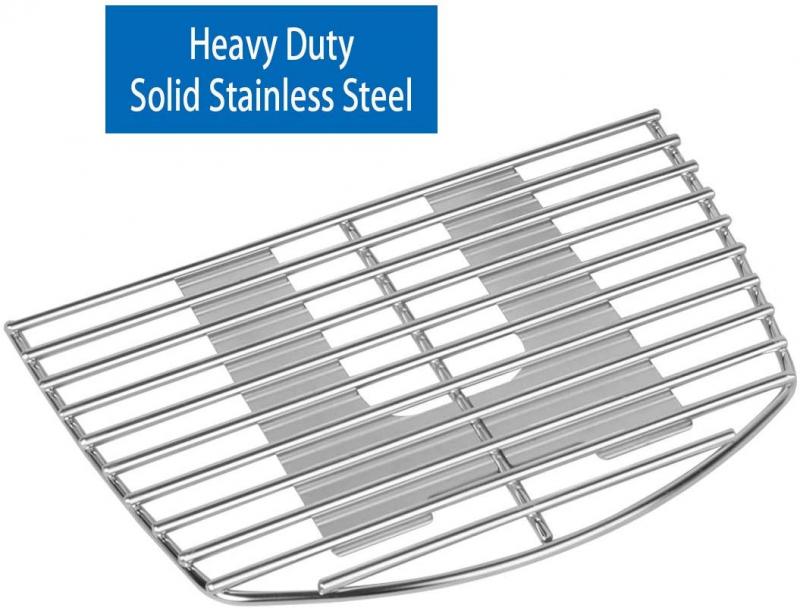 Stainless Steel Grill Cooking Grates Grid 2Pack for Weber Q100 Q1000 Q1200 Q1400 