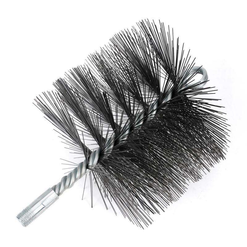 Stanbroil 6 Inch Round Chimney Cleaning Brush with 1/4" NPT Fitting for