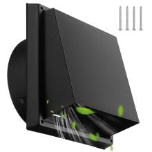 Stanbroil 6 Inch Wall Vent Exhaust Cover, External Extractor Dryer Cushioned Non-Return Flap, Outside Airflow Vent Replacement Hood