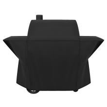 Stanbroil Grill Cover Fit Oklahoma Joe's Tahoma Auto-Feed Charcoal 900 Smoker, 600D Polyester Waterproof Outdoor Premium BBQ Grill Cover, Black